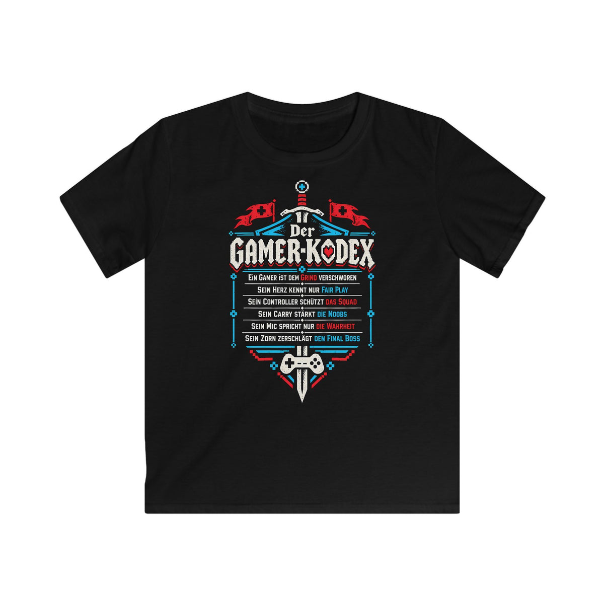 Gamer-Kodex T-Shirt für Kids