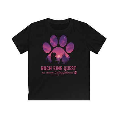 Quester with Paw Print T-Shirt for Kids