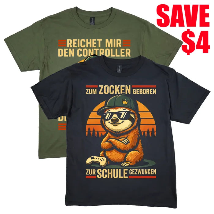 Choose 2 gaming shirts and save $4